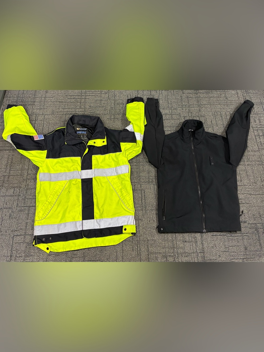 Spiewak Vizguard Two Tone Police Responder 3-1 Parka Jacket Water Resistant SM